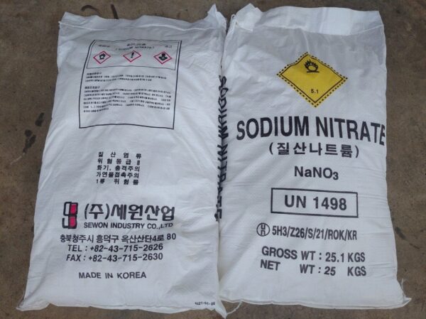 SODIUM NITRATE HÀN QUỐC