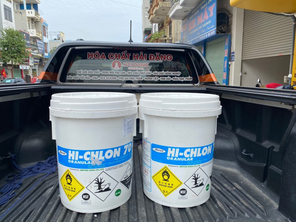 Chlorine Hi-Chlon Ca(Ocl)2 70% Nhật Bản 