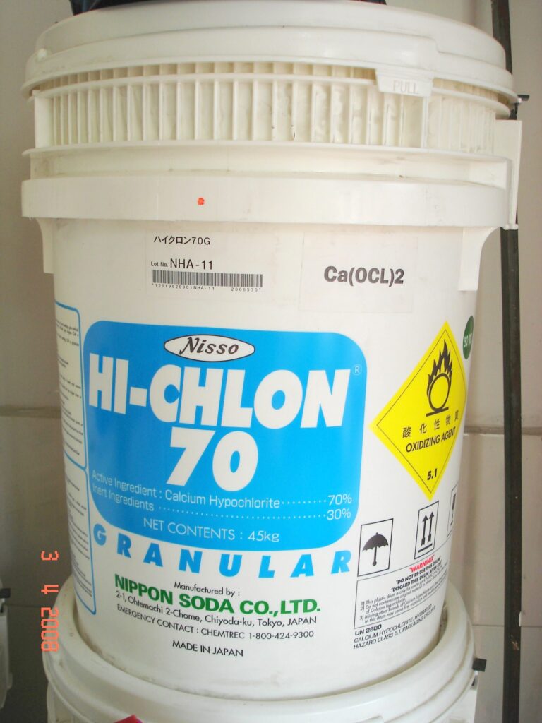 Hóa Chất Thủy Sản Calcium Hypochloride Nippon 70%