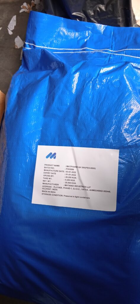 POLYETHYLENE GLYCOL 6000